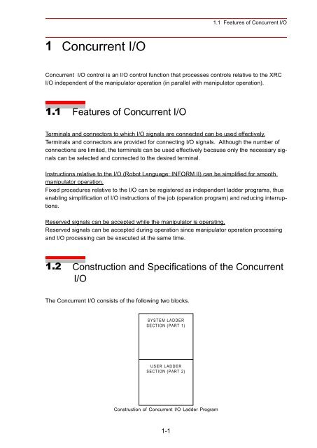 Concurrent I/Oâ¢Parameter - Motoman