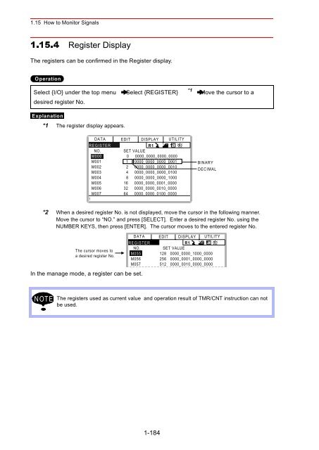 Concurrent I/Oâ¢Parameter - Motoman