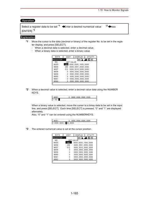 Concurrent I/Oâ¢Parameter - Motoman