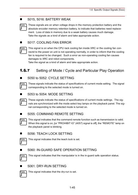 Concurrent I/Oâ¢Parameter - Motoman