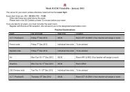 Mock IGCSE Timetable â January 2013 - Dulwich College Shanghai