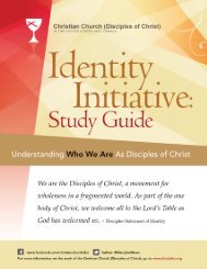Identity Initiative: Study Guide - Christian Church (Disciples of Christ)
