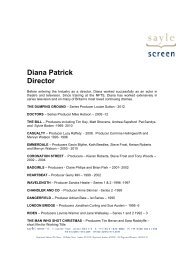 Diana Patrick Director - Sayle Screen