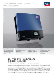 SMA STP 15000 - 20000 TL EE Produktinformation - Gerenda Solar ...