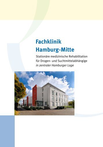 Therapeutische Merkmale der Fachklinik Hamburg-Mitte