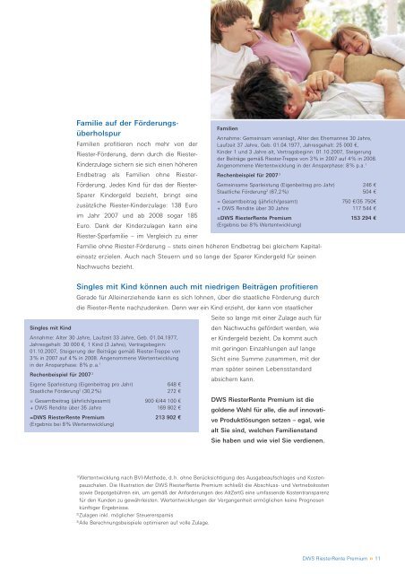 DWS RiesterRente Premium - bundeszuschuss.de - Home