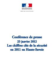 Les chiffres clÃ©s de la sÃ©curitÃ© en Haute-Savoie en 2011