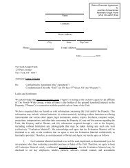Confidentiality Agreement - Newmark Knight Frank