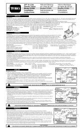 Toro 53380 Plastic Electric Valve Owner's Manual - Irrigation Direct