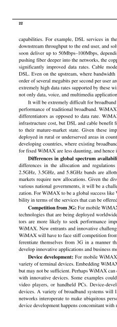 Praise for Fundamentals of WiMAX