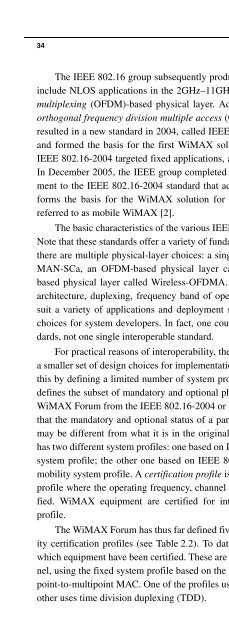 Praise for Fundamentals of WiMAX