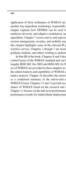 Praise for Fundamentals of WiMAX