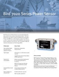 Bird 7020 Series Power Sensor - HYTEM