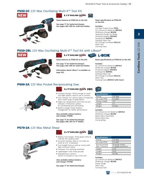 Cordless Tools - Bosch Power Tools