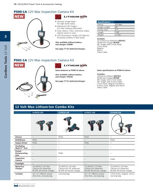 Cordless Tools - Bosch Power Tools