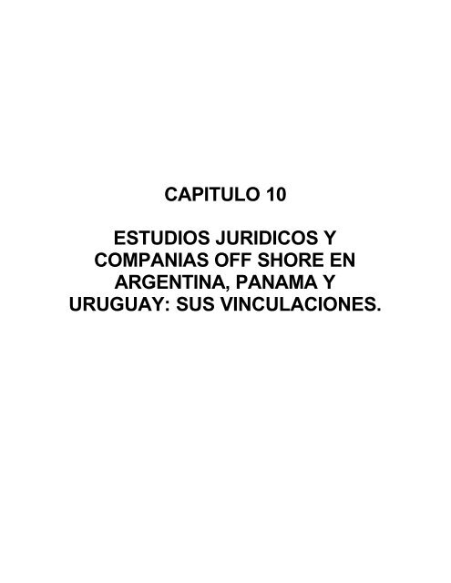 10 estudios juridicos y companias off shore en ... - PÃ¡gina/12