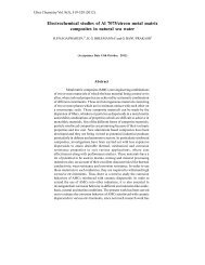Electrochemical studies of Al 7075/zircon metal ... - Ultrascientist.org