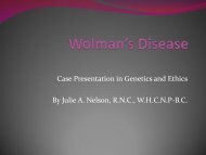 Wolman's Disease - essentiavitae.com