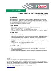 castrol molub-alloy® foodproof 9830