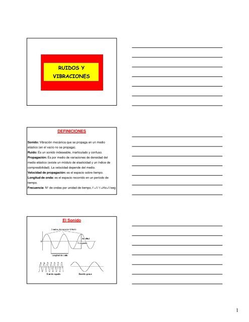 RUIDOS Y VIBRACIONES - Industrial.frba.utn.edu.ar