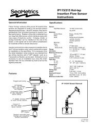 IP115/215 Hot-Tap Paddlewheel insertion flow meter for 2âto 48â