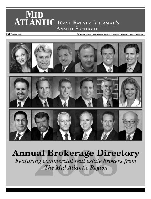 Brokerage 1-BC 7-25-08.indd - Mid Atlantic Real Estate Journal