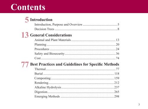 Managing Contaminated Animal and Plant Materials: Field Guide on ...