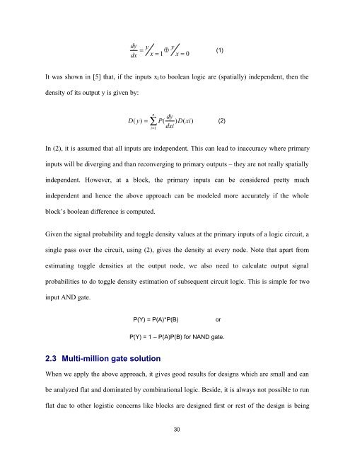 Power Grid Analysis in VLSI Designs - SERC