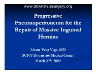 Progressive Pneumoperitoneum for the Repair of Massive Inguinal ...