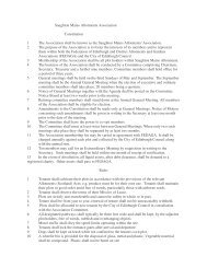 Saughton Mains Allotments Association Constitution 1 The ...