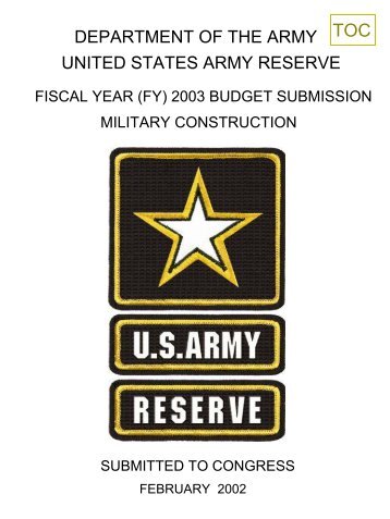 department of the army united states army reserve - U.S. Army