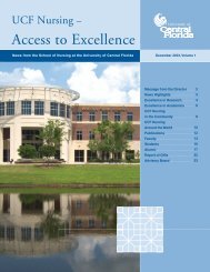 Access to Excellence - College of Health and Public Affairs ...