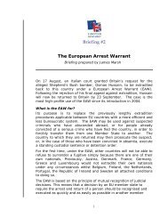 The European Arrest Warrant - European Movement UK