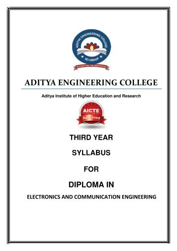 3rd year - Aditya Engineering College