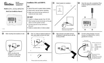 Installation Manual - PEX - Radiant Heat - Radiant Heating ...