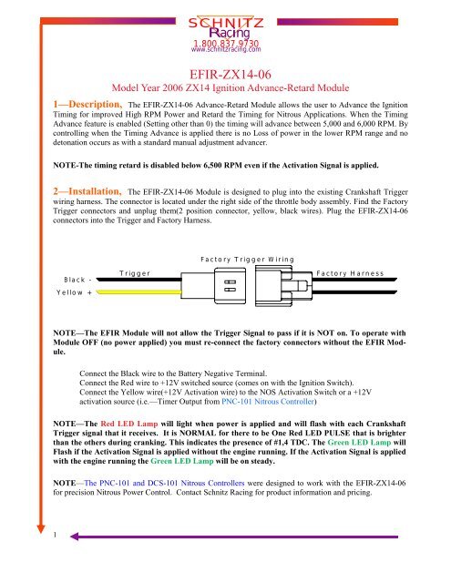 Nitrous Timing Chart