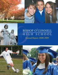 Bishop Annual Report rd4:Layout 1 - Bishop O'Connell High School