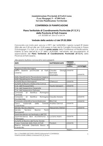 Amministrazione Provinciale di Forlì-Cesena - Provincia di Forlì ...