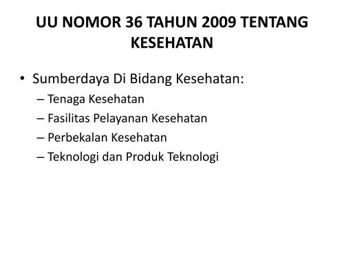 kajian revisi pp38 dan nspk sekretariat jenderal - Kebijakan ...