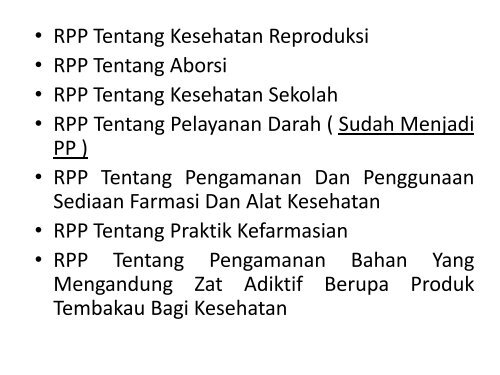 kajian revisi pp38 dan nspk sekretariat jenderal - Kebijakan ...