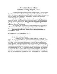 View the summer reading list - Woodberry Forest School