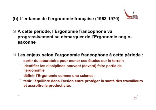 L'ergonomie : DÃ©finitions et histoires