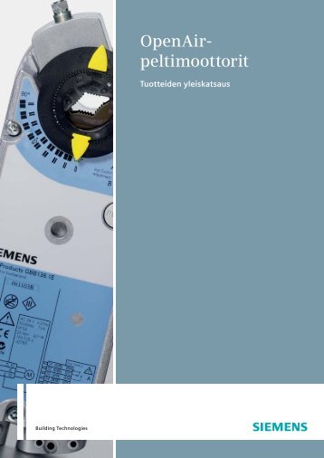 OpenAir- peltimoottorit - Siemens