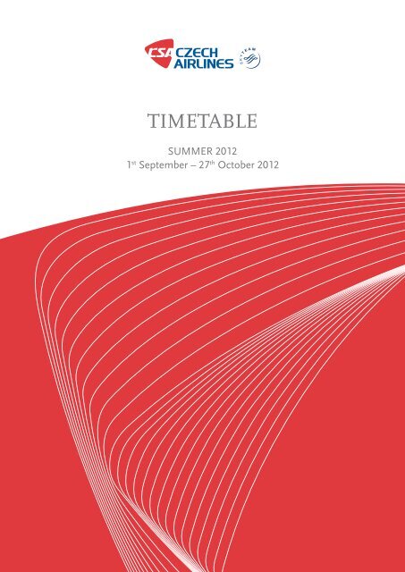 TIMETABLE