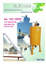 3l.p.gas technical specifications - 3L.P. GAS srl A manufacturer of ...