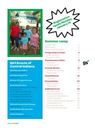 2013 summer camp guide - Girl Scouts of Central Indiana