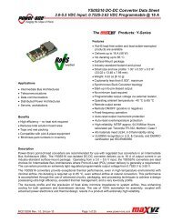 YS05S16 DC-DC Converter Data Sheet - Power-One