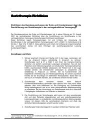 Soziotherapie-Richtlinien - Verein für Psychiatrie und seelische ...
