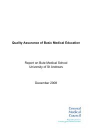 St Andrew's report 2008 - General Medical Council