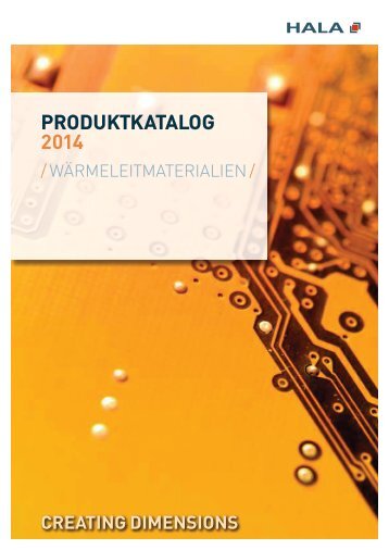 PRODUKTKATALOG 2013 - HALA Contec GmbH & Co. KG